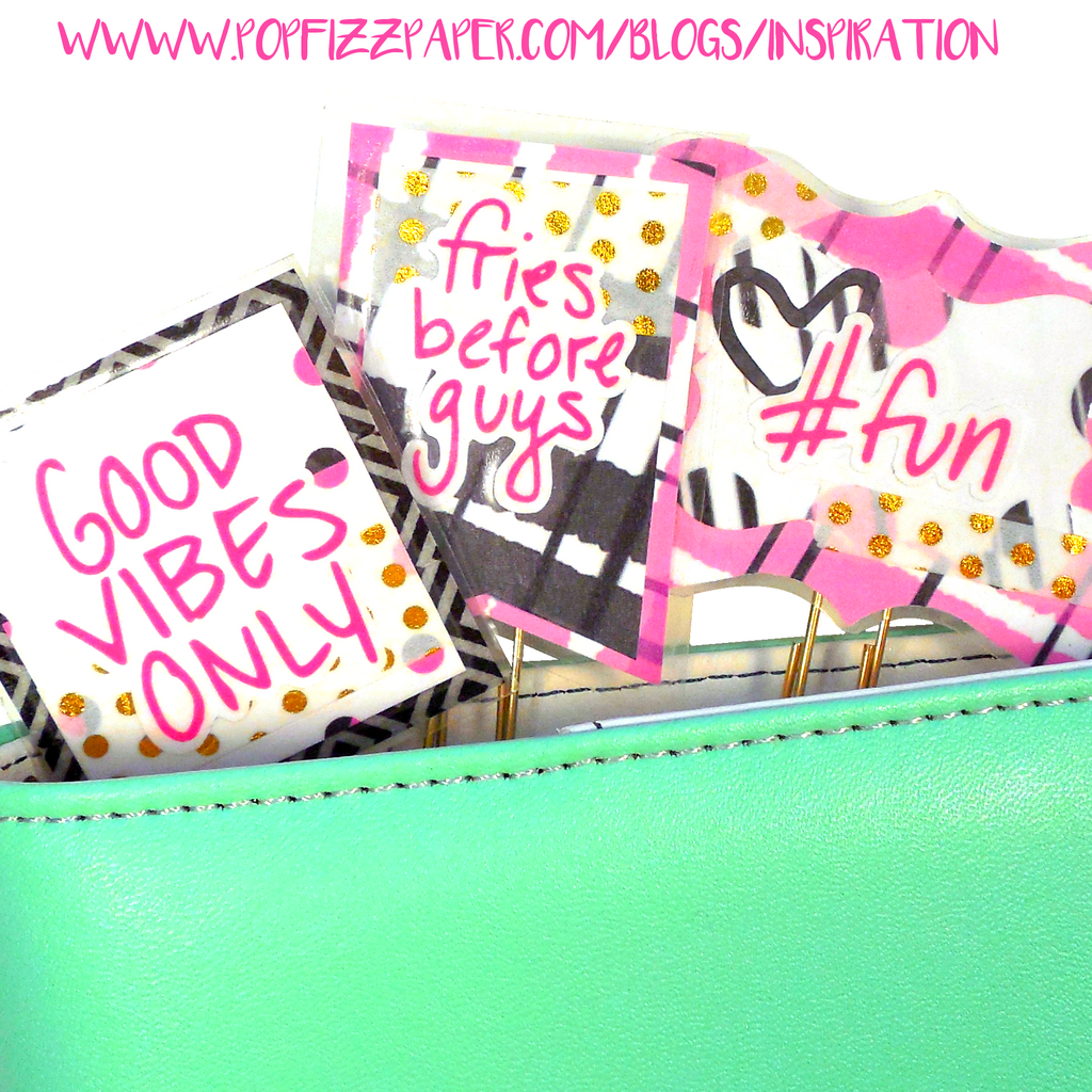 DIY Laminated Paperclips.