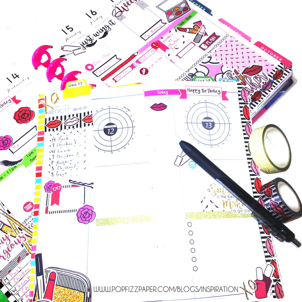 Coordinating my DIYfish Inserts with my Happy Planner