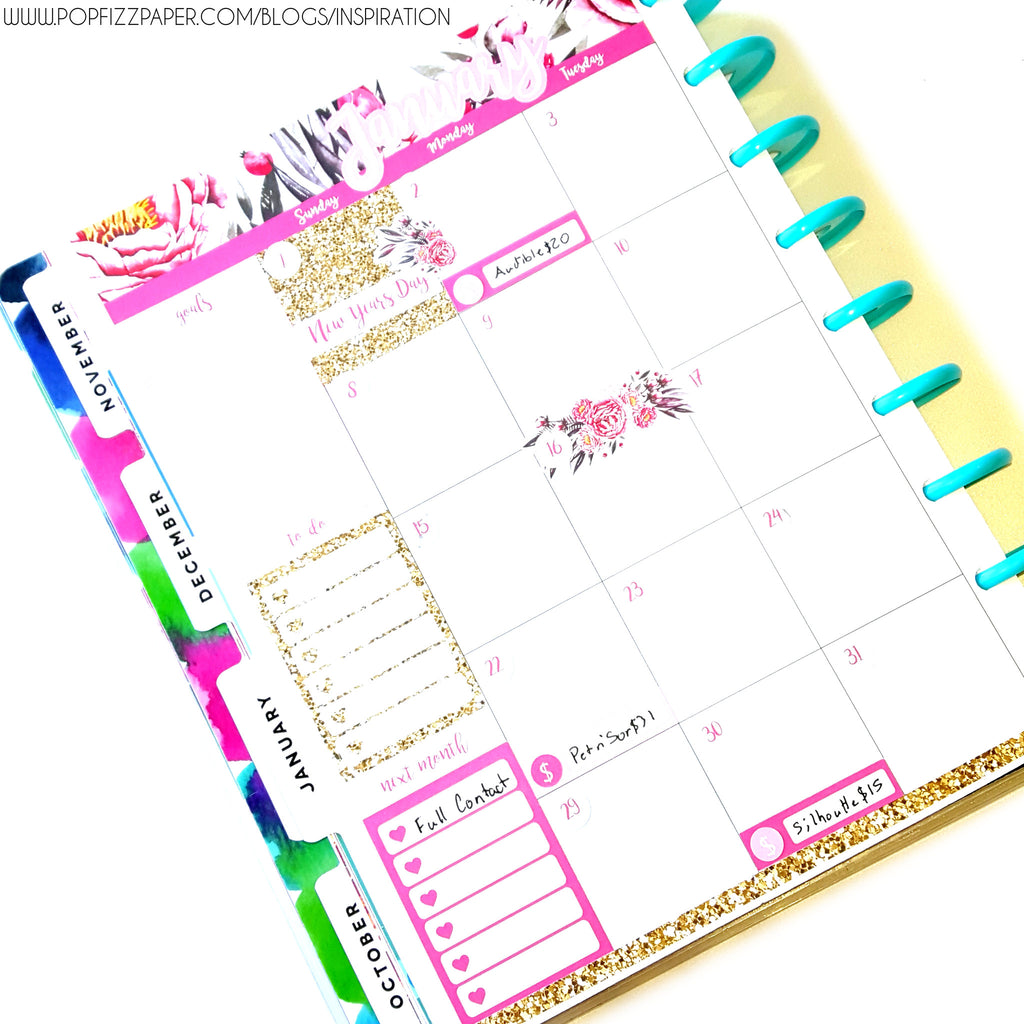 Month View Plan With Me