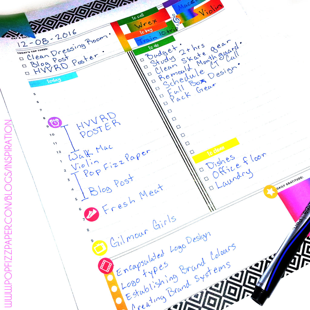 Using Leftover Kit Items on Day Designer Page.