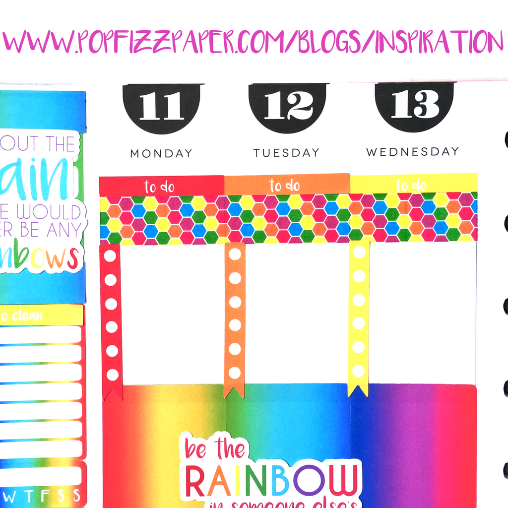 Checklist Flags in the Happy Planner