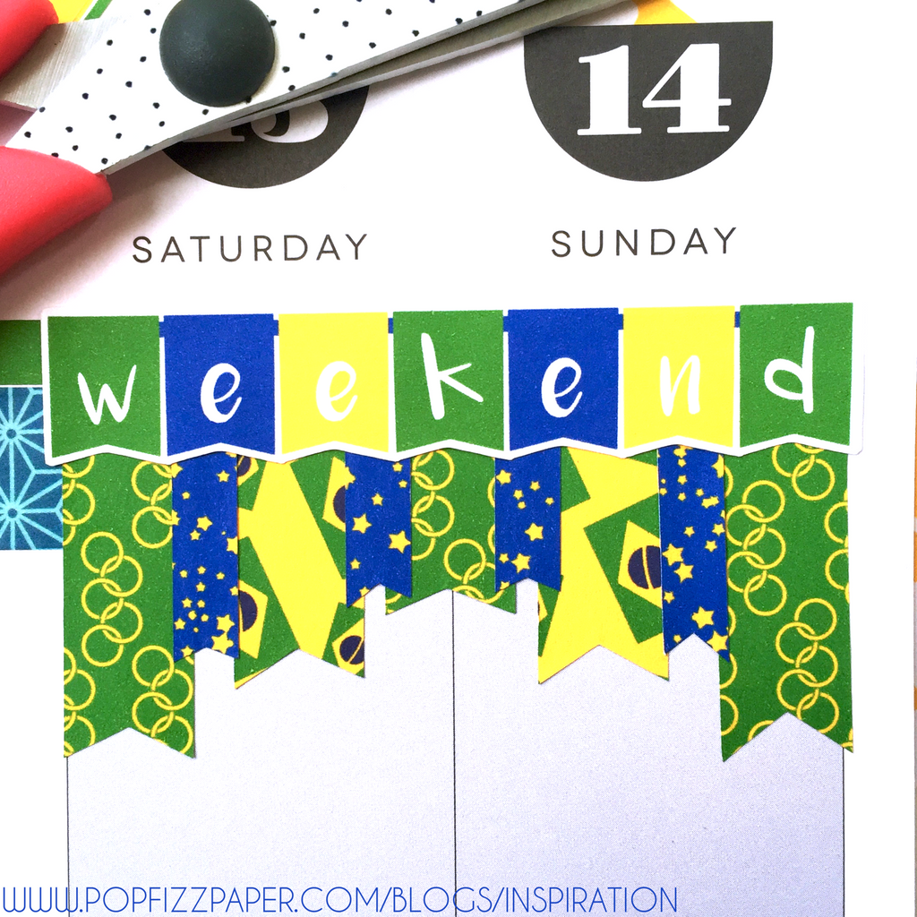 Fun Washi Weekend Banner
