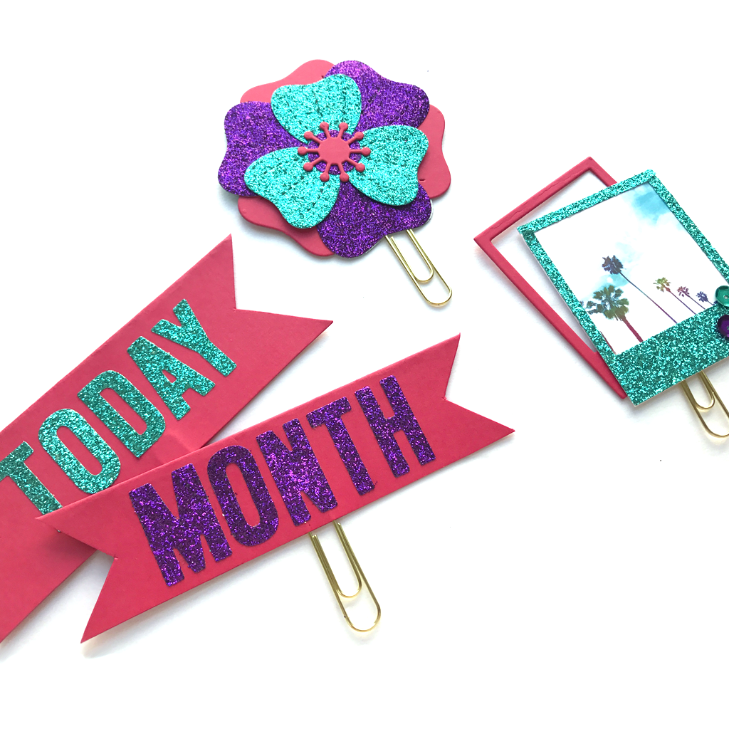 Planner Clips 5 Ways with Tombow and Lawn Fawn