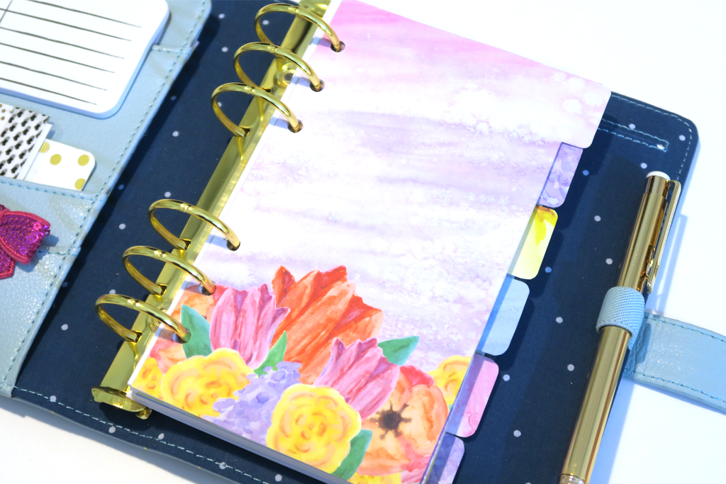 Personal Planner Floral Dividers