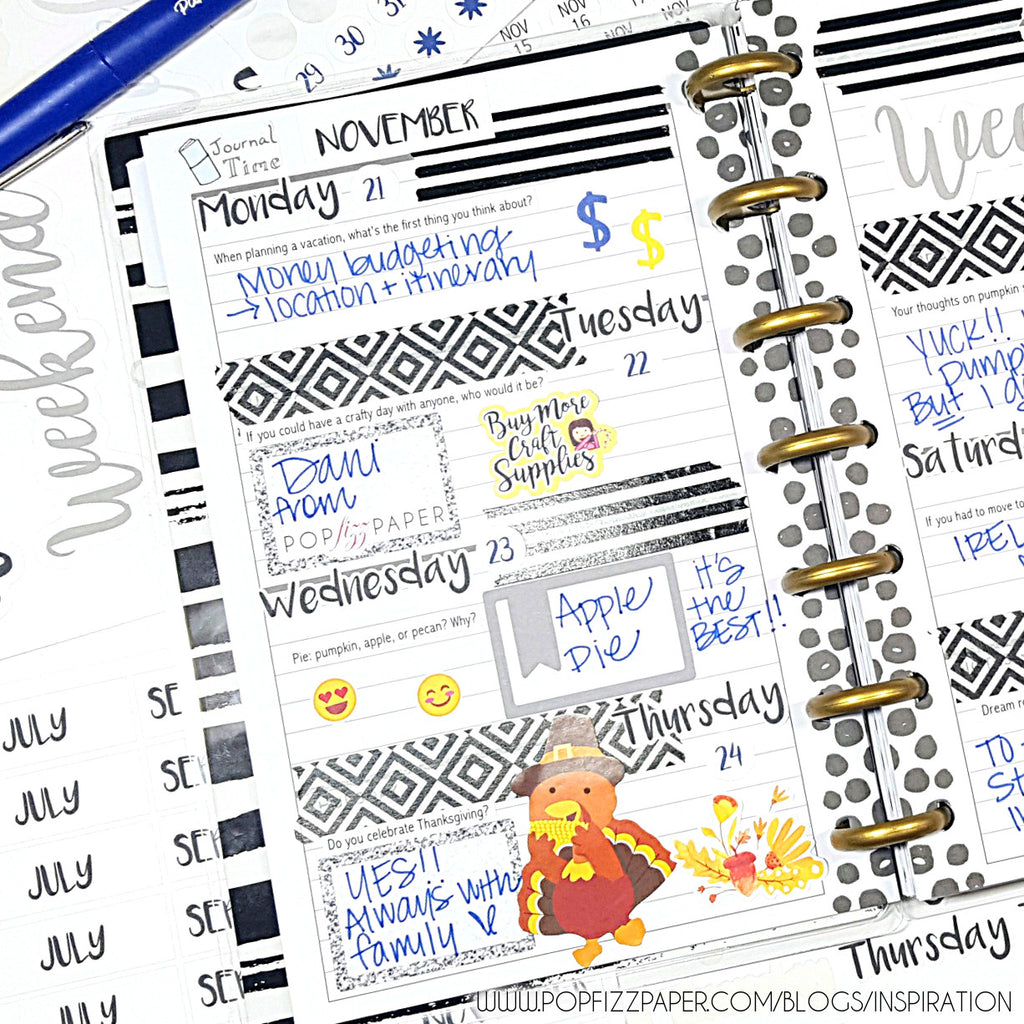 Mini Happy Planner as a Journal