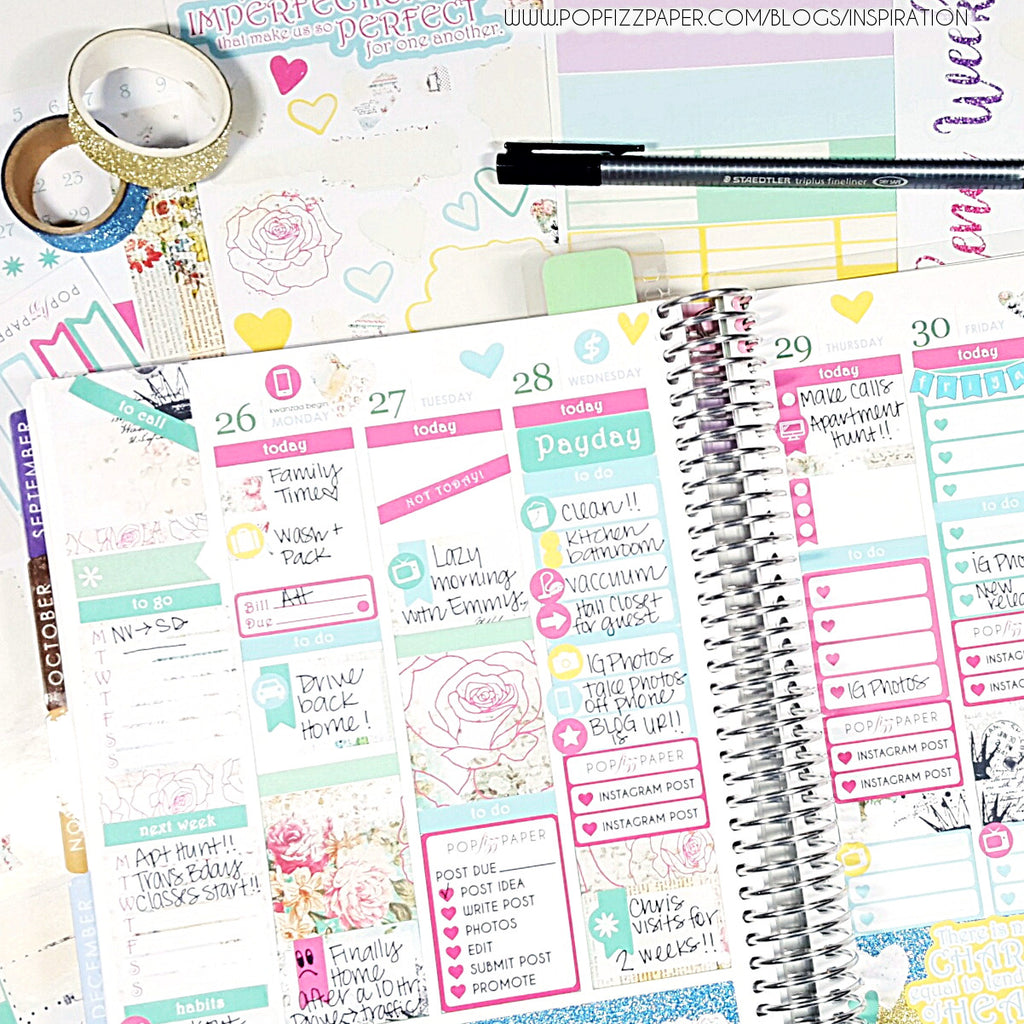 Using a Horizontal kit in an Vertical Erin Condren