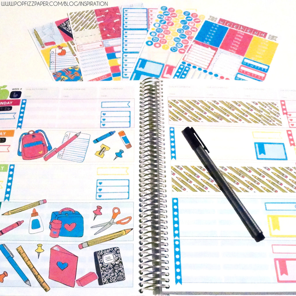 Planning in a Teacher's Planner