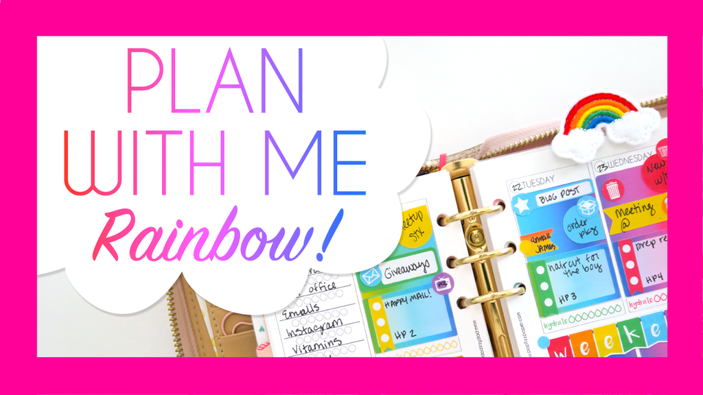 Rainbow Plan With Me
