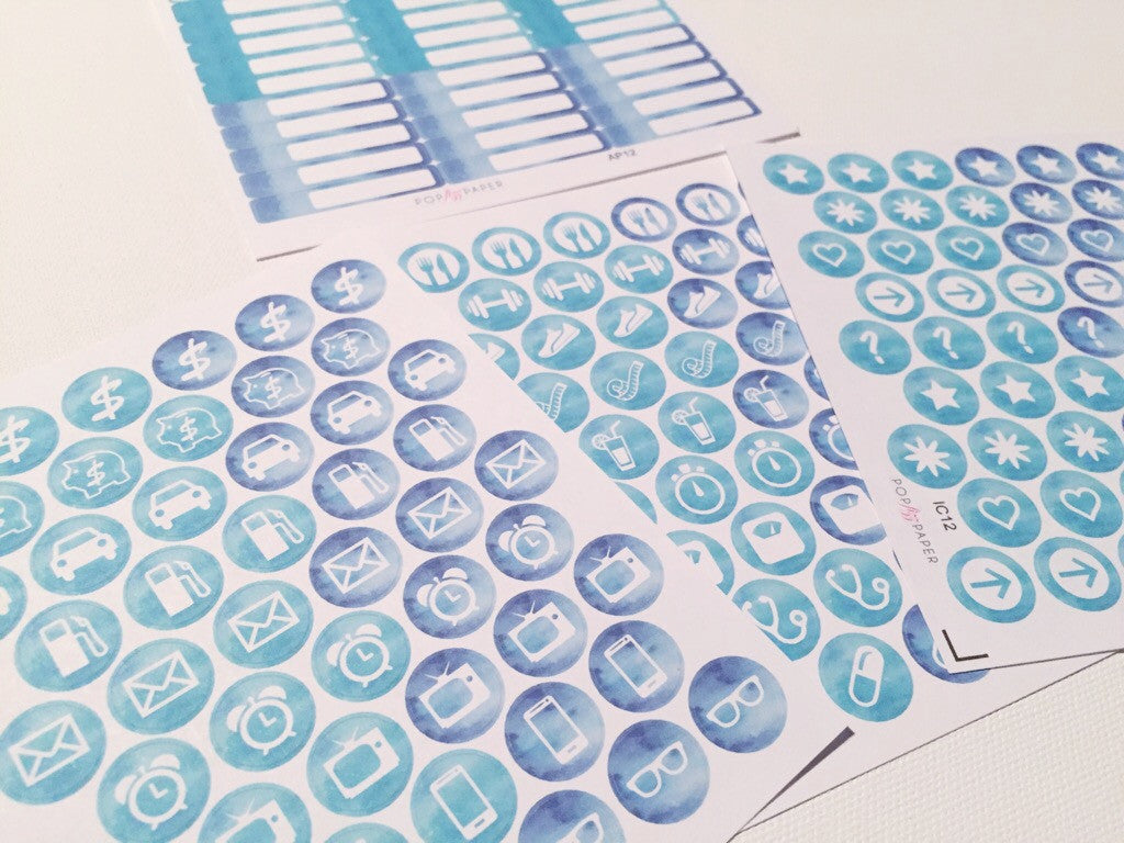 Watercolor Plan With Me