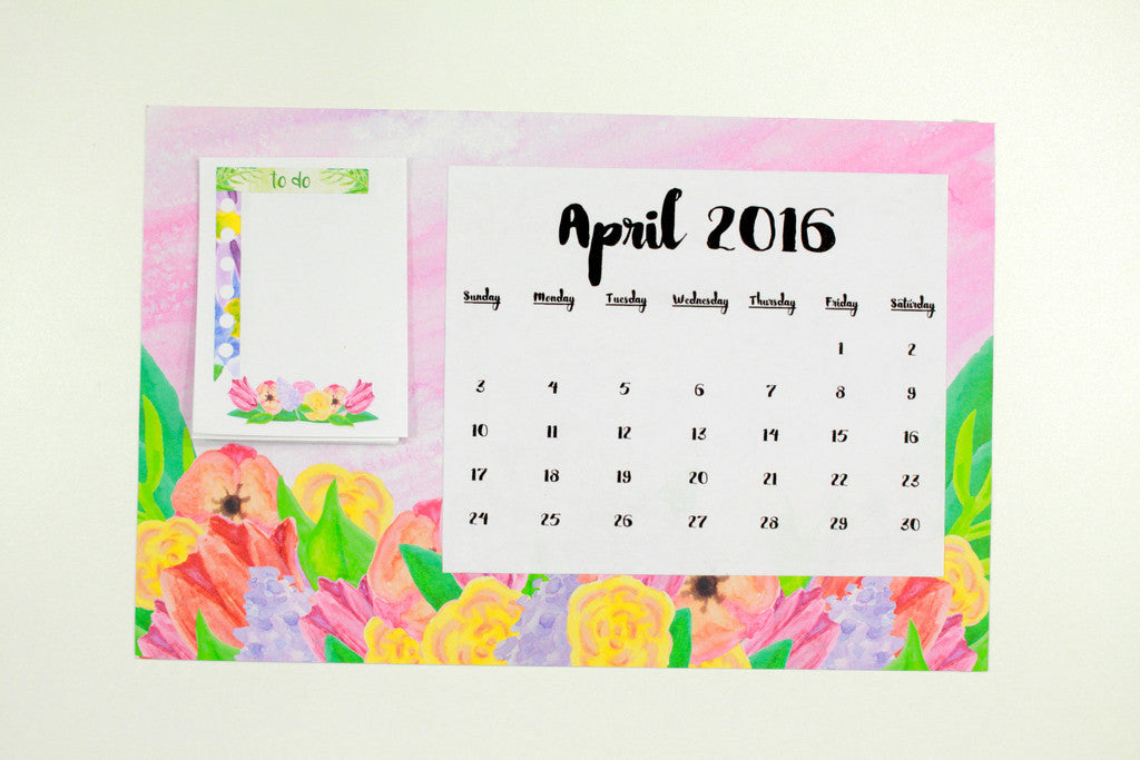 DIY Desk Calendar